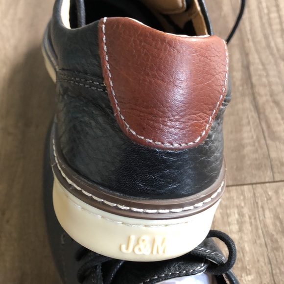 Johnston & Murphy McGuffey Plain Toe Oxford Black Leather Men’s Shoes 10.5 - Picture 6 of 7